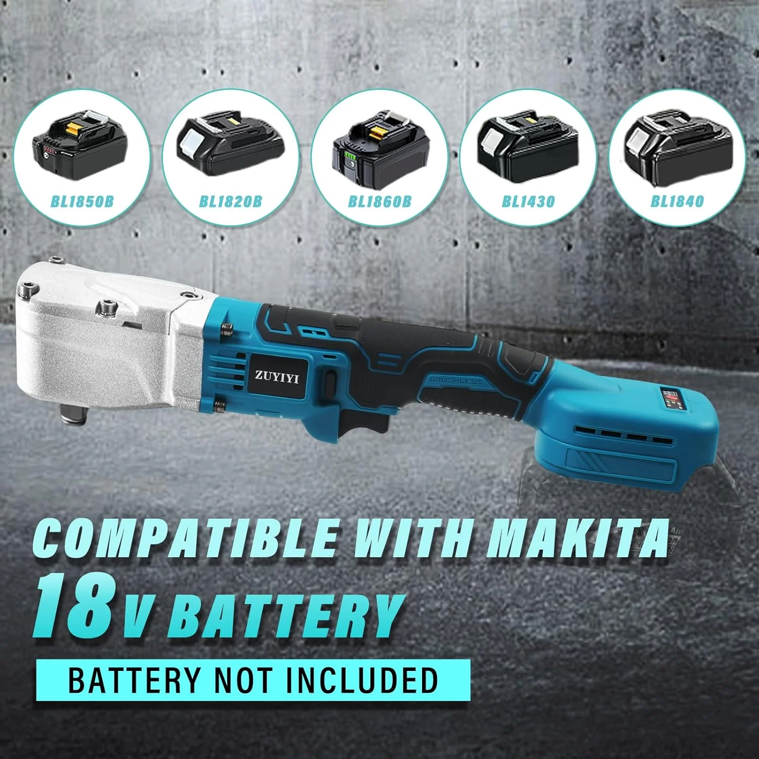 ZUYIYI 1/2" 320N.m Electric Ratchet Wrench - Image 2