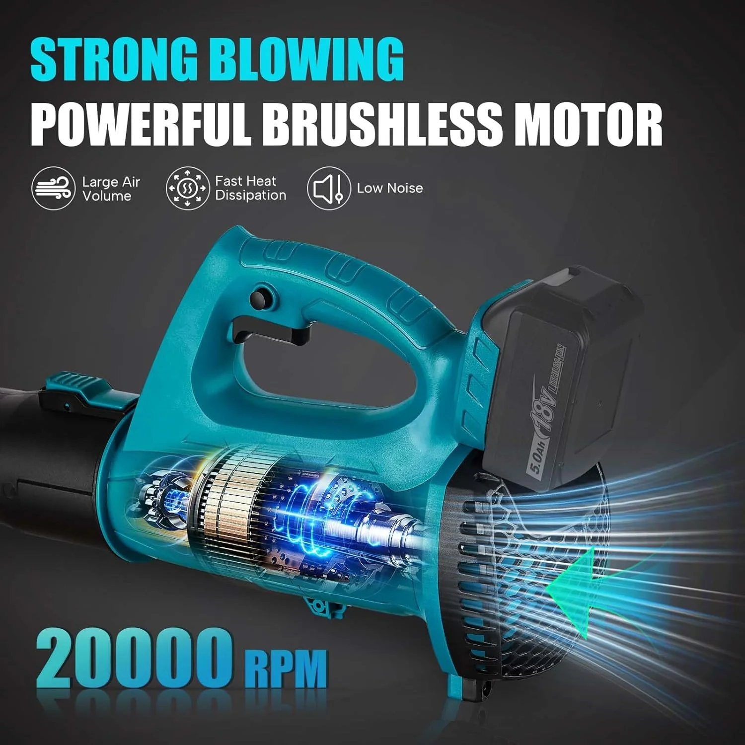 ZUYIYI Cordless Leaf Blower - Image 3