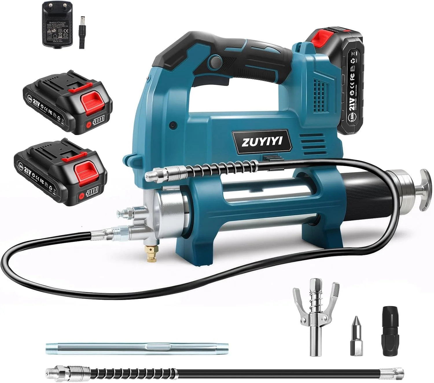 ZUYIYI Cordless Power Grease Gun, 12000