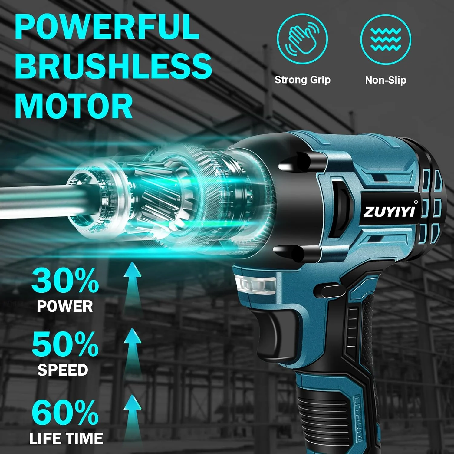 ZUYIYI Cordless Rivet Gun Tool - Image 2