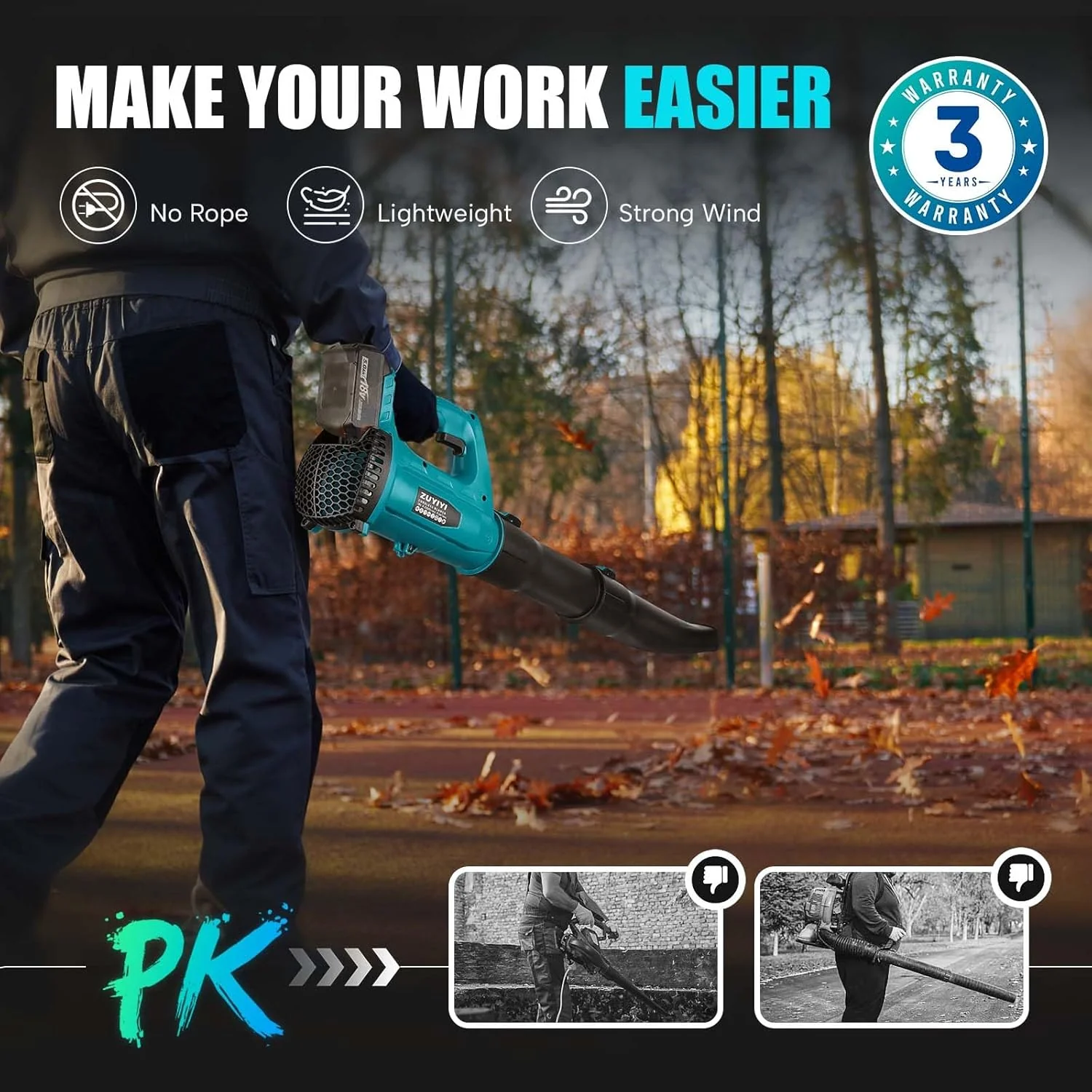 ZUYIYI Cordless Leaf Blower - Image 7