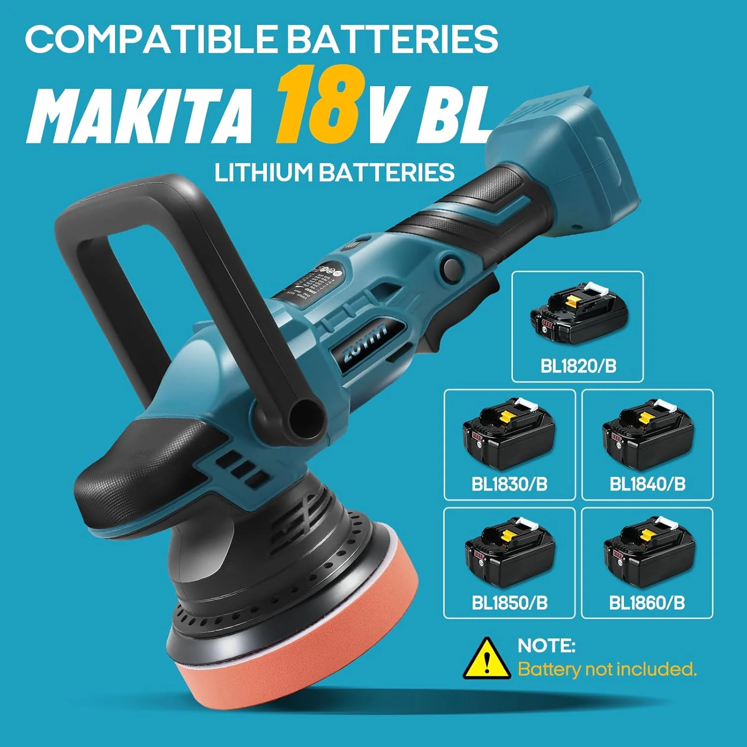 ZUYIYI Cordless Car Buffer Polisher - Image 3