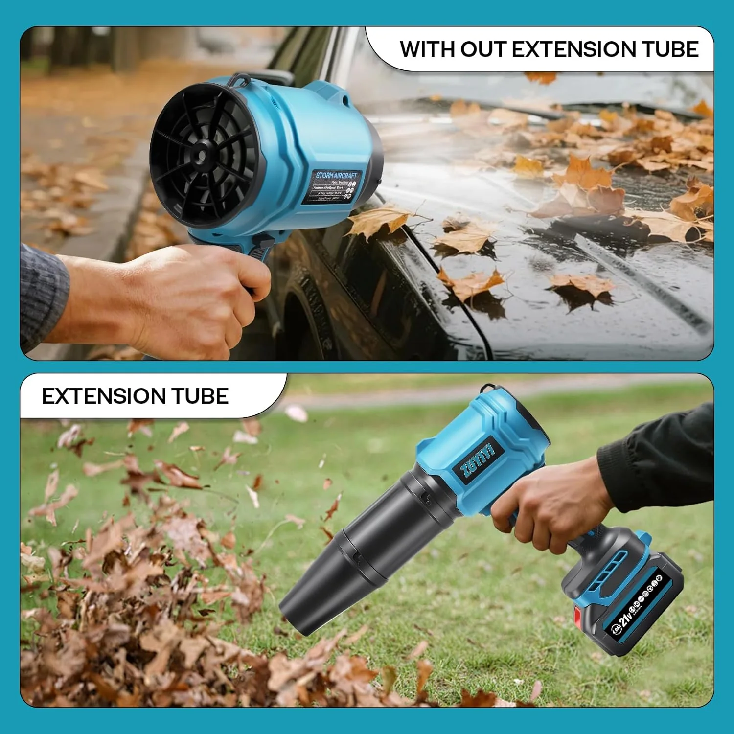 ZUYIYI Cordless Leaf Blower, Brushless Mini - Image 5