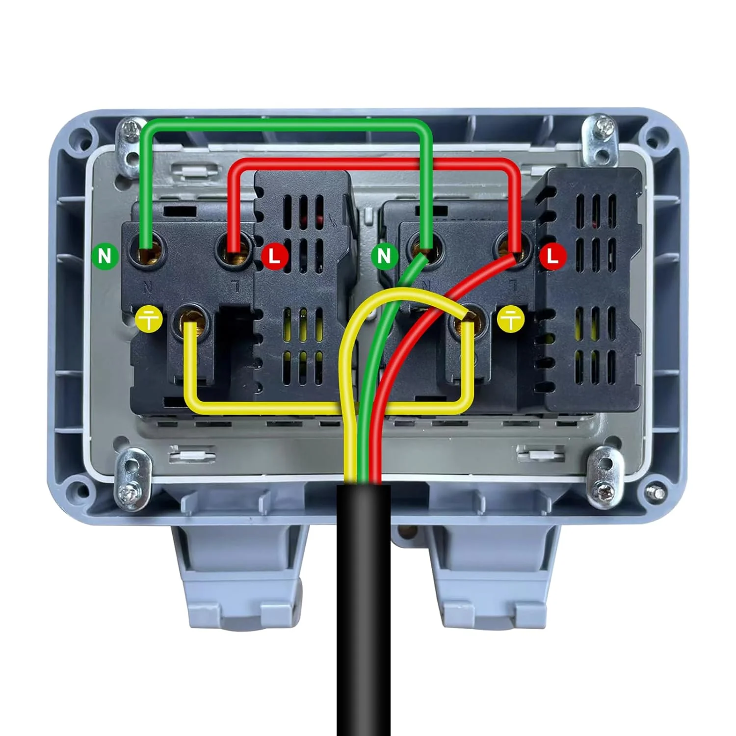 ZUYIYI Outdoor Power Outlet IP66 Waterproof - Image 7