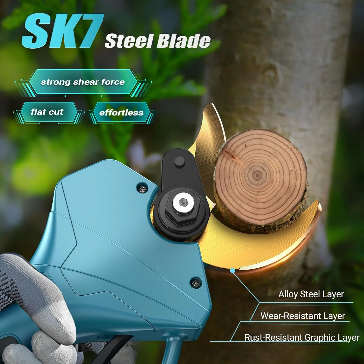 ZUYIYI Cordless Electric Pruning Shears - Image 4