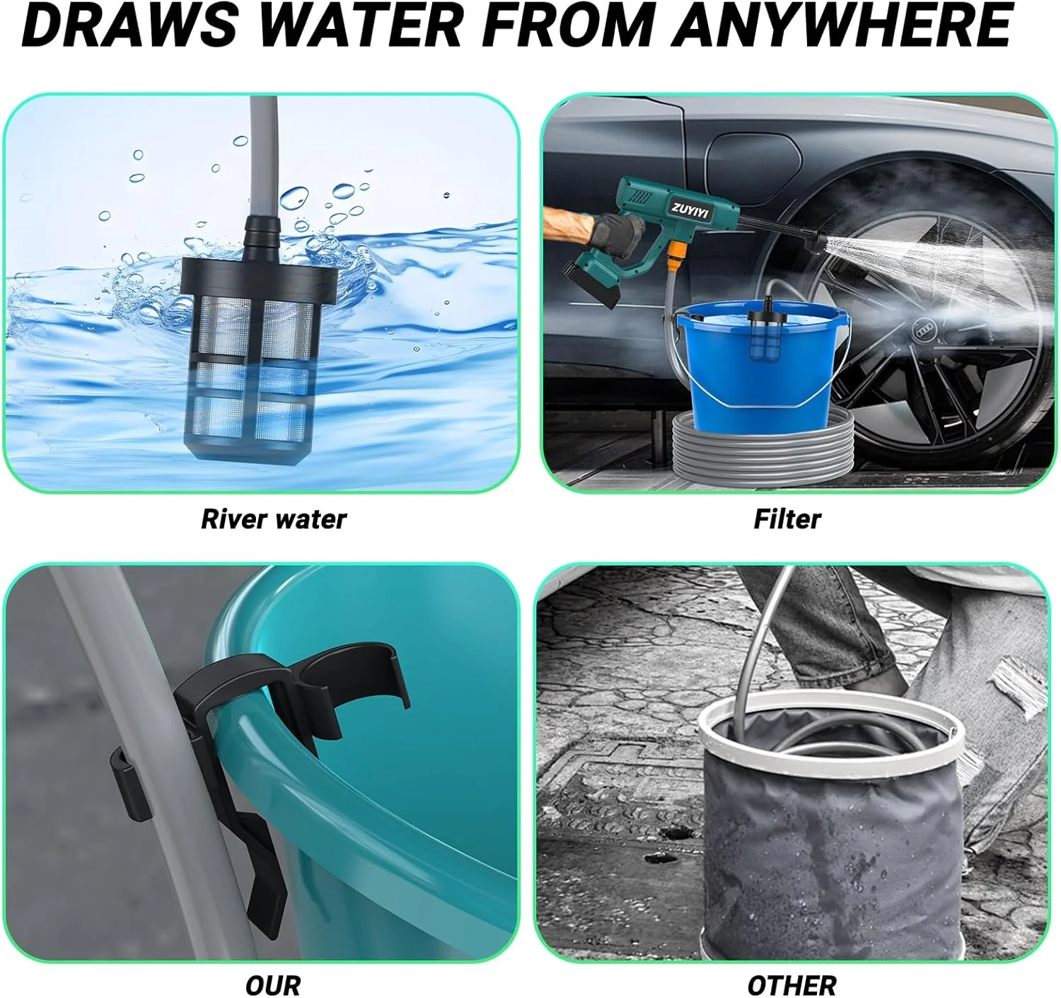 ZUYIYI Cordless Pressure Washer - Image 7