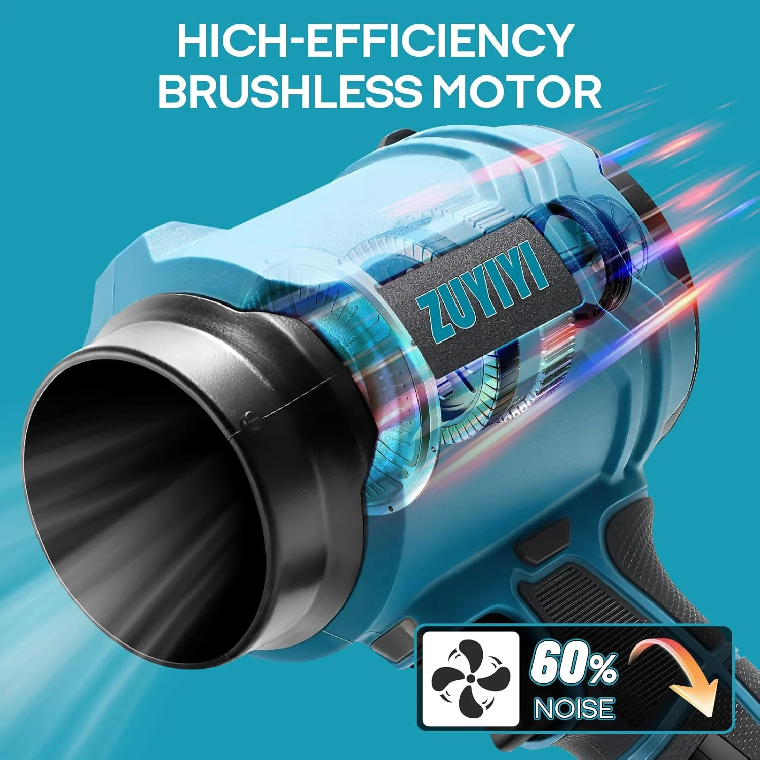 ZUYIYI Cordless Leaf Blower, Brushless Mini - Image 4