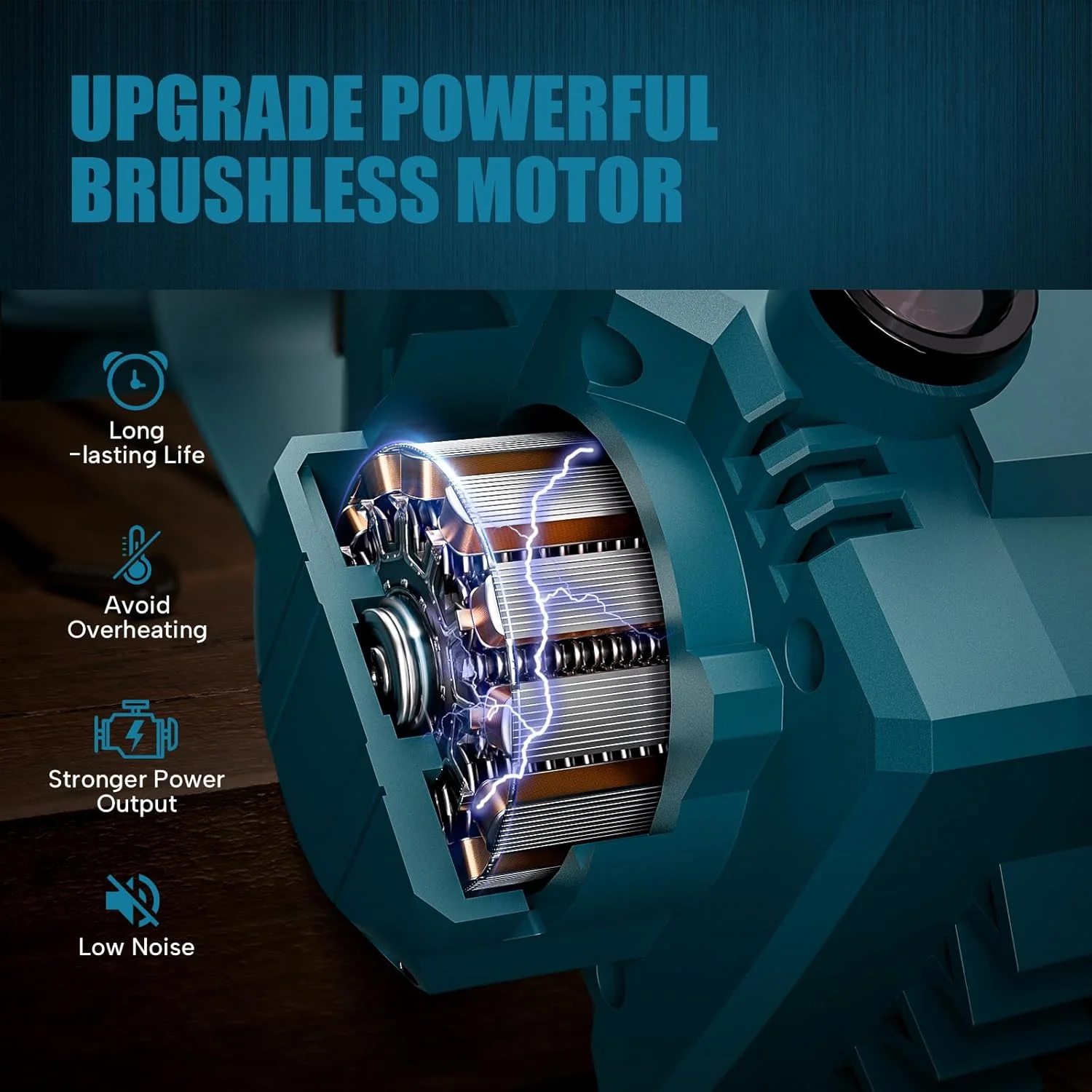 ZUYIYI Mini Chainsaw Cordless 6 Inch - Image 3