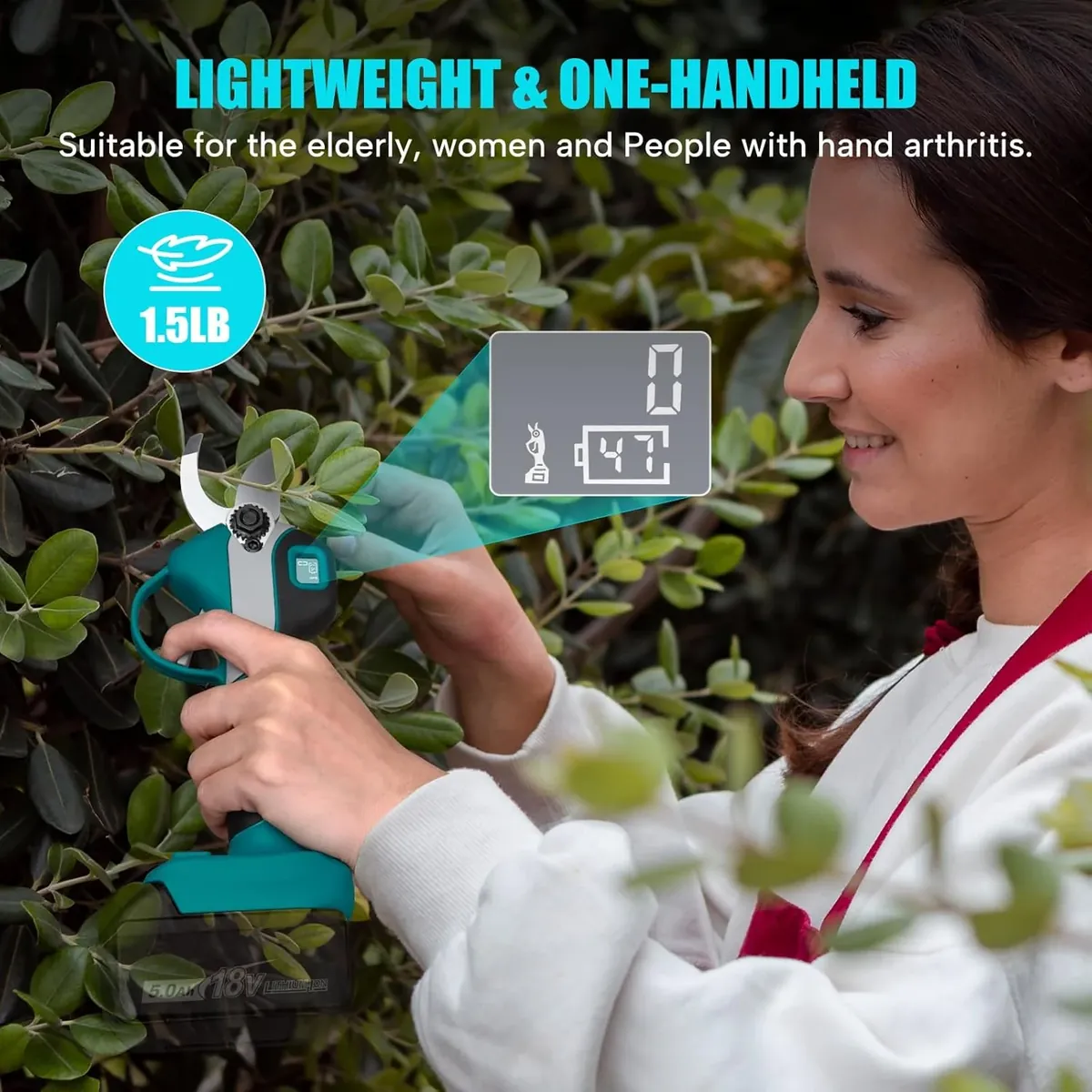 ZUYIYI Cordless Electric Pruning Shears - Image 5