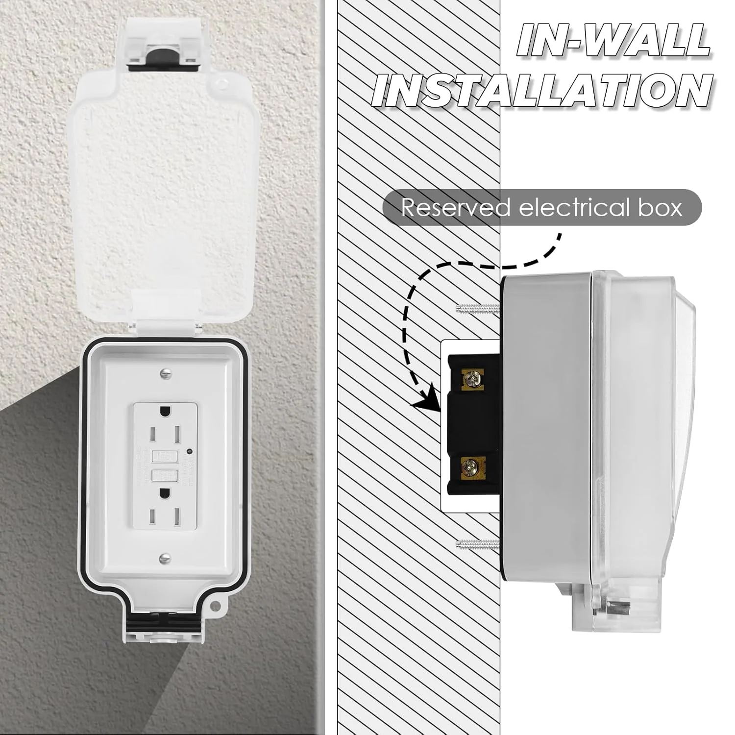 ZUYIYI GFCI Outdoor Electrical Outlet Box - Image 3