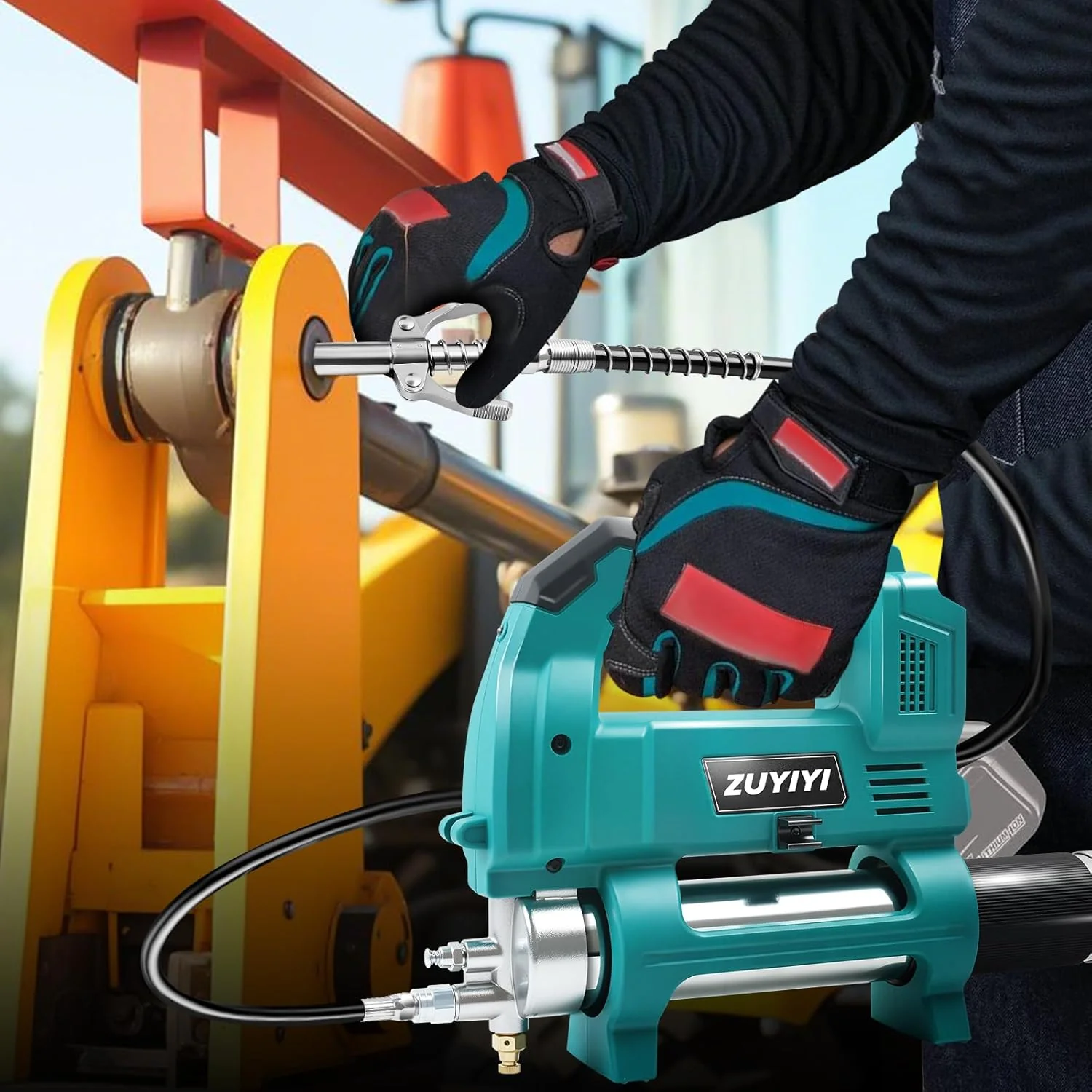 ZUYIYI Cordless Power Grease Gun - Image 2