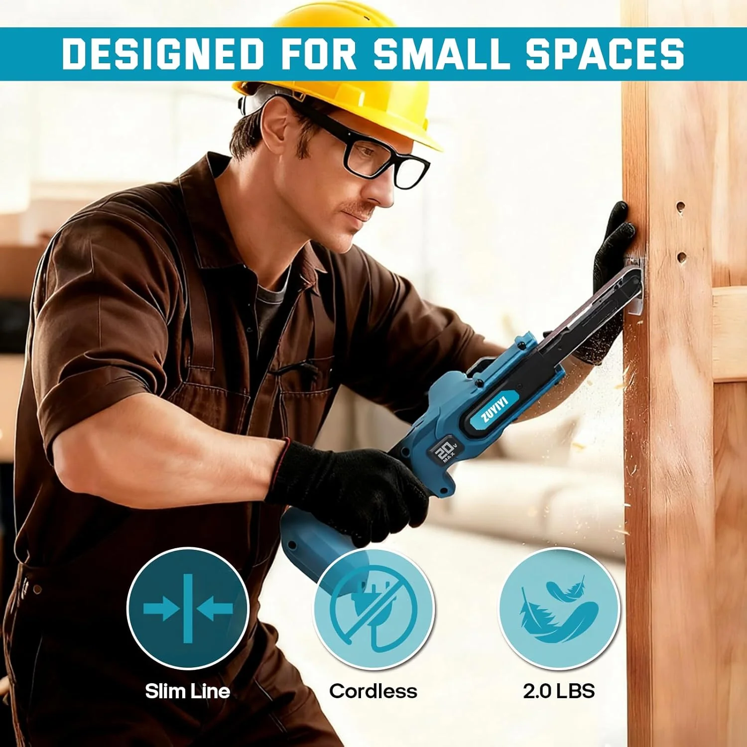 ZUYIYI Cordless Belt Sander - Image 2