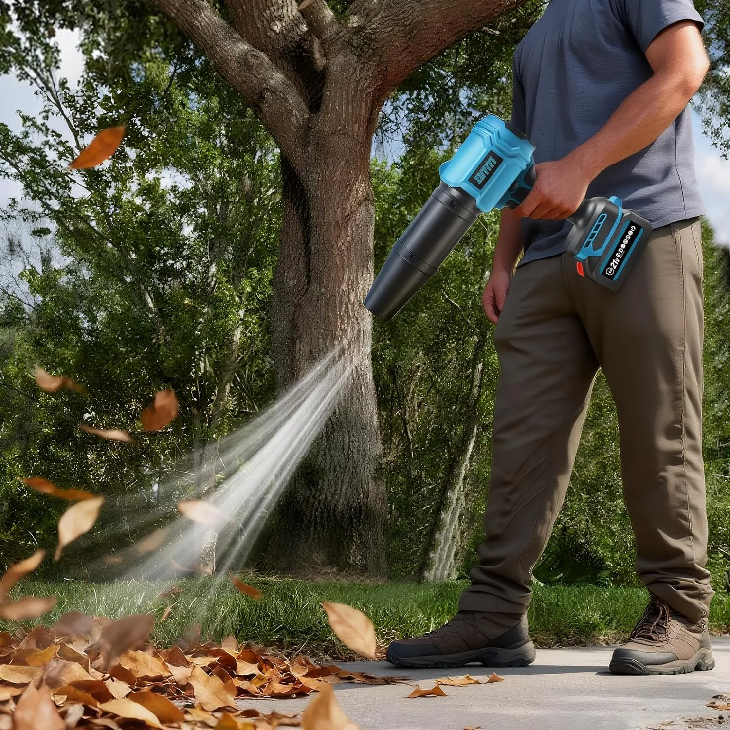 ZUYIYI Cordless Leaf Blower, Brushless Mini - Image 6