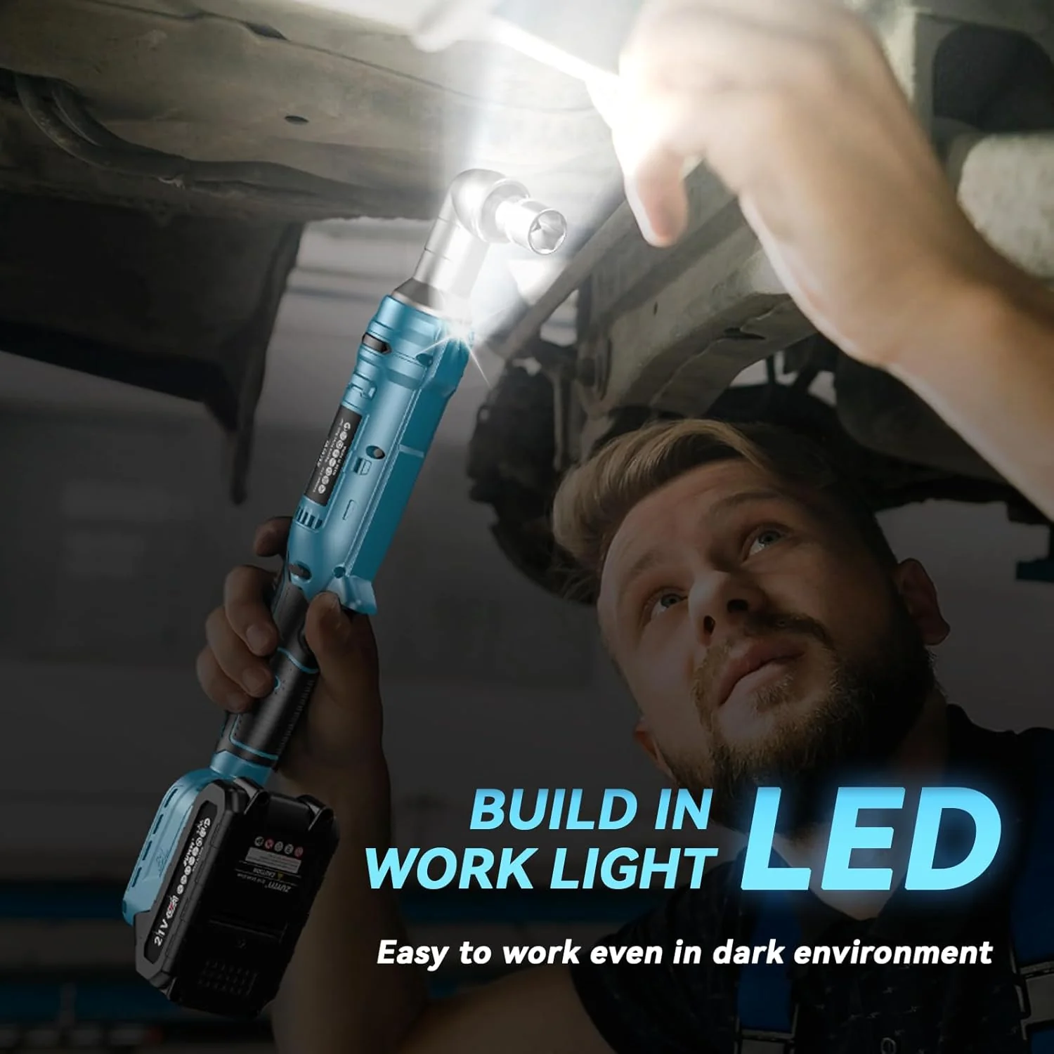 ZUYIYI 133Ft-lbs Cordless Ratchet Wrench 3/8" - Image 5