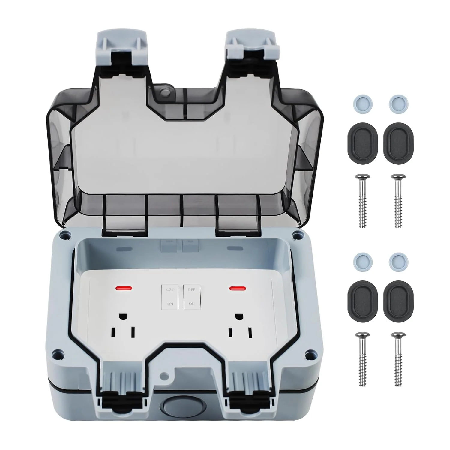 ZUYIYI Outdoor Power Outlet, Waterproof Weatherproof