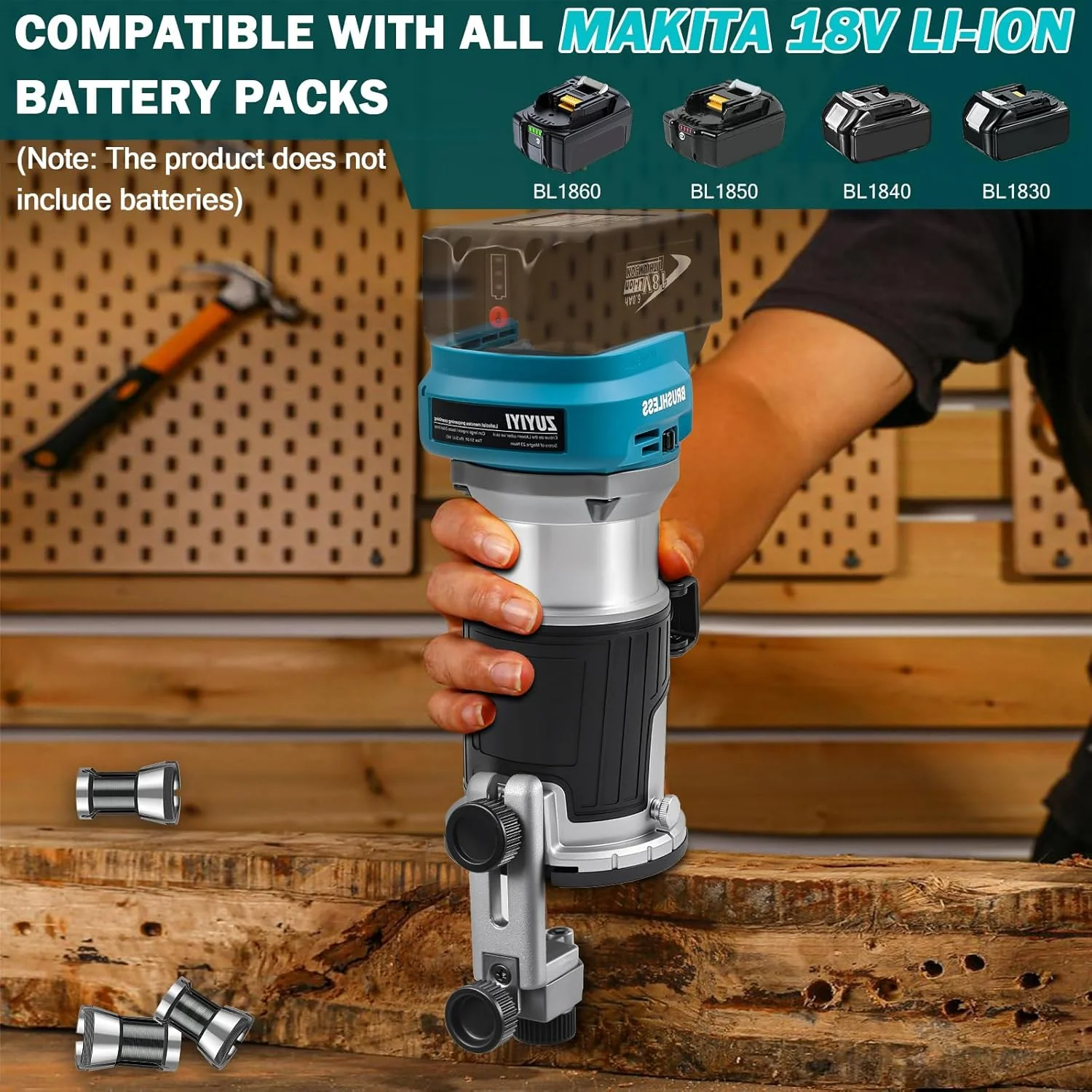 ZUYIYI Cordless Compact Wood Router - Image 6