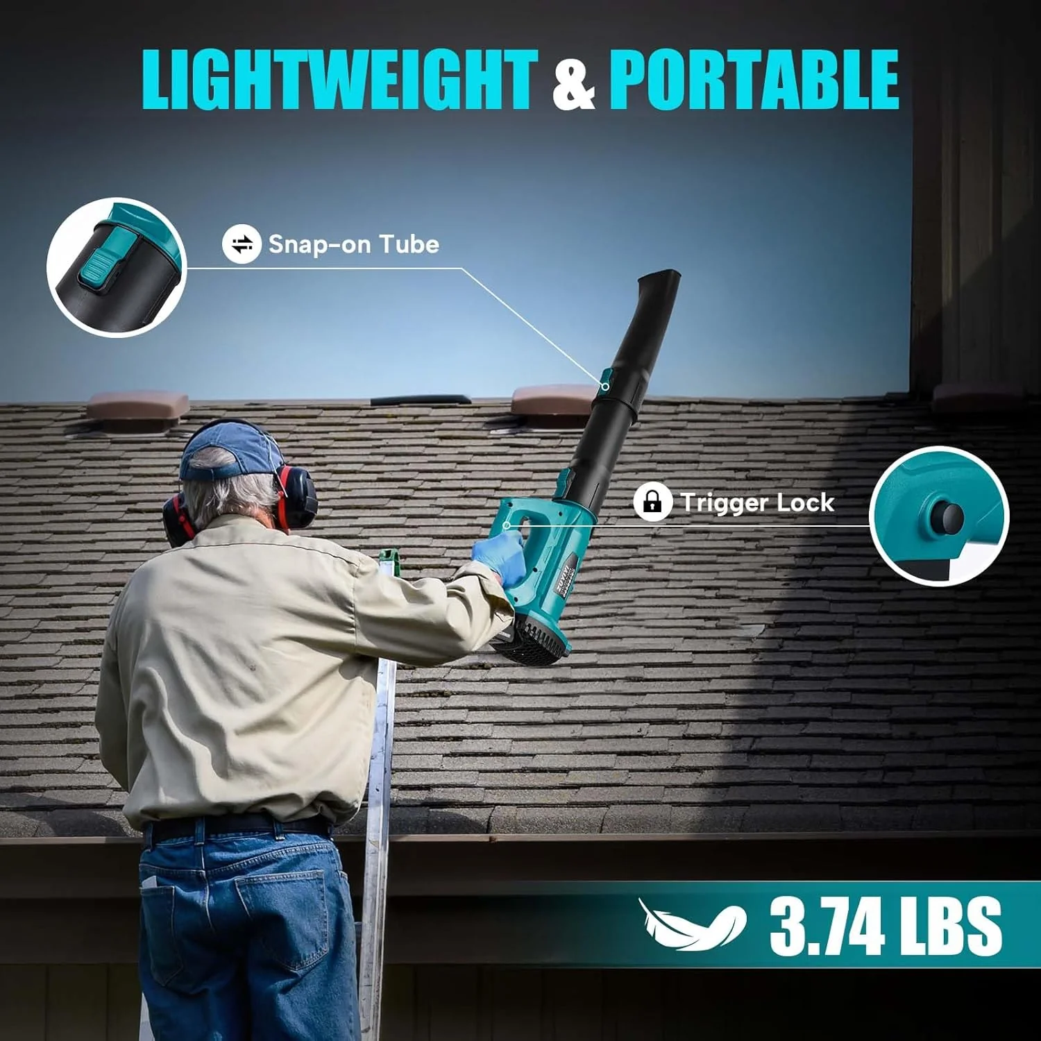 ZUYIYI Cordless Leaf Blower - Image 5