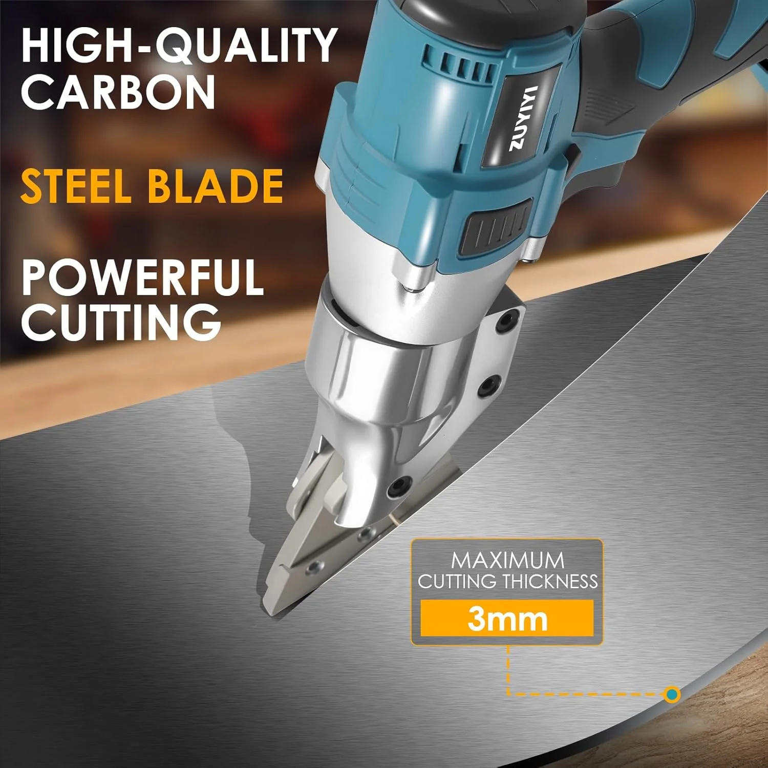 ZUYIYI Cordless Metal Shear Cutter - Image 4