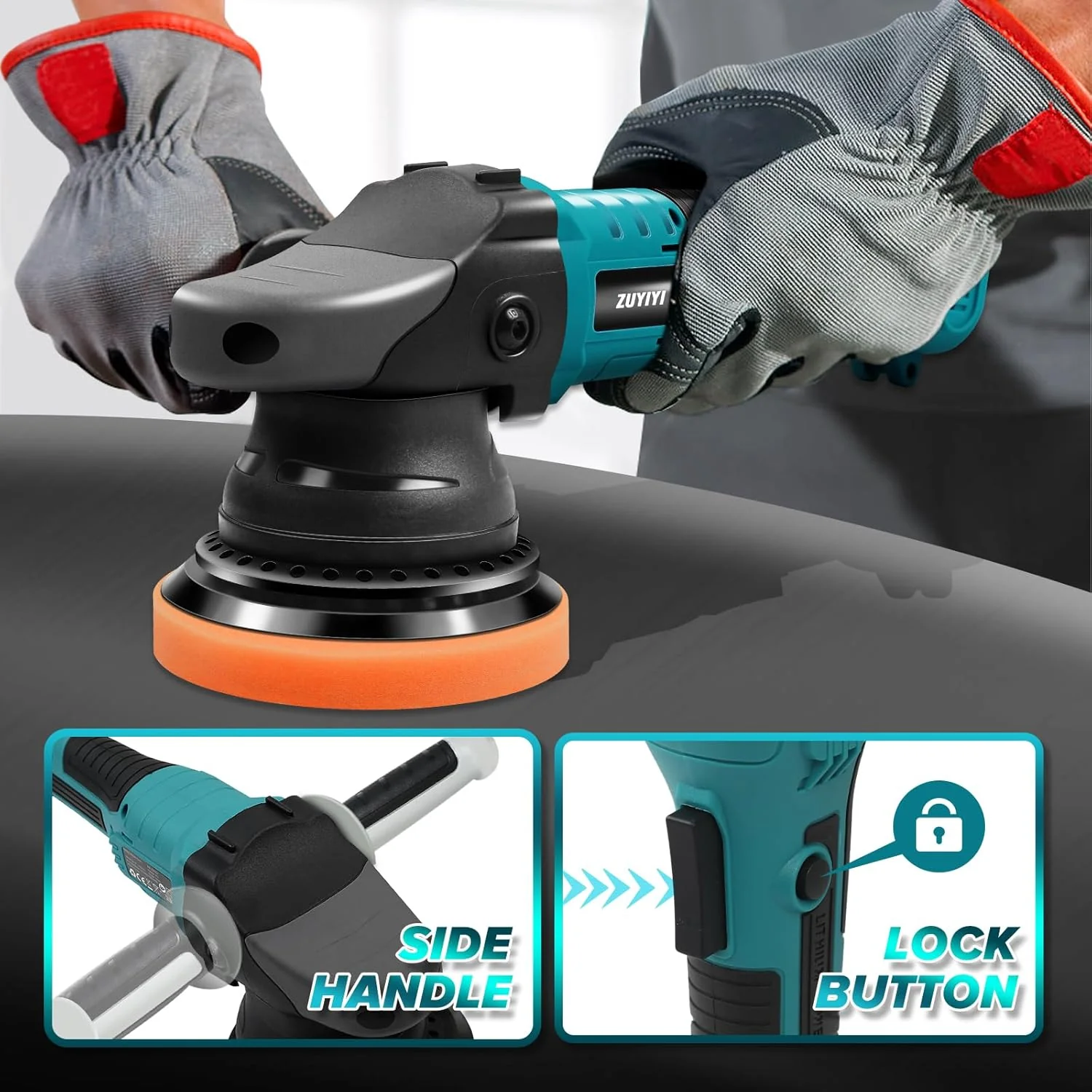 ZUYIYI Cordless Buffer Polisher - Image 2