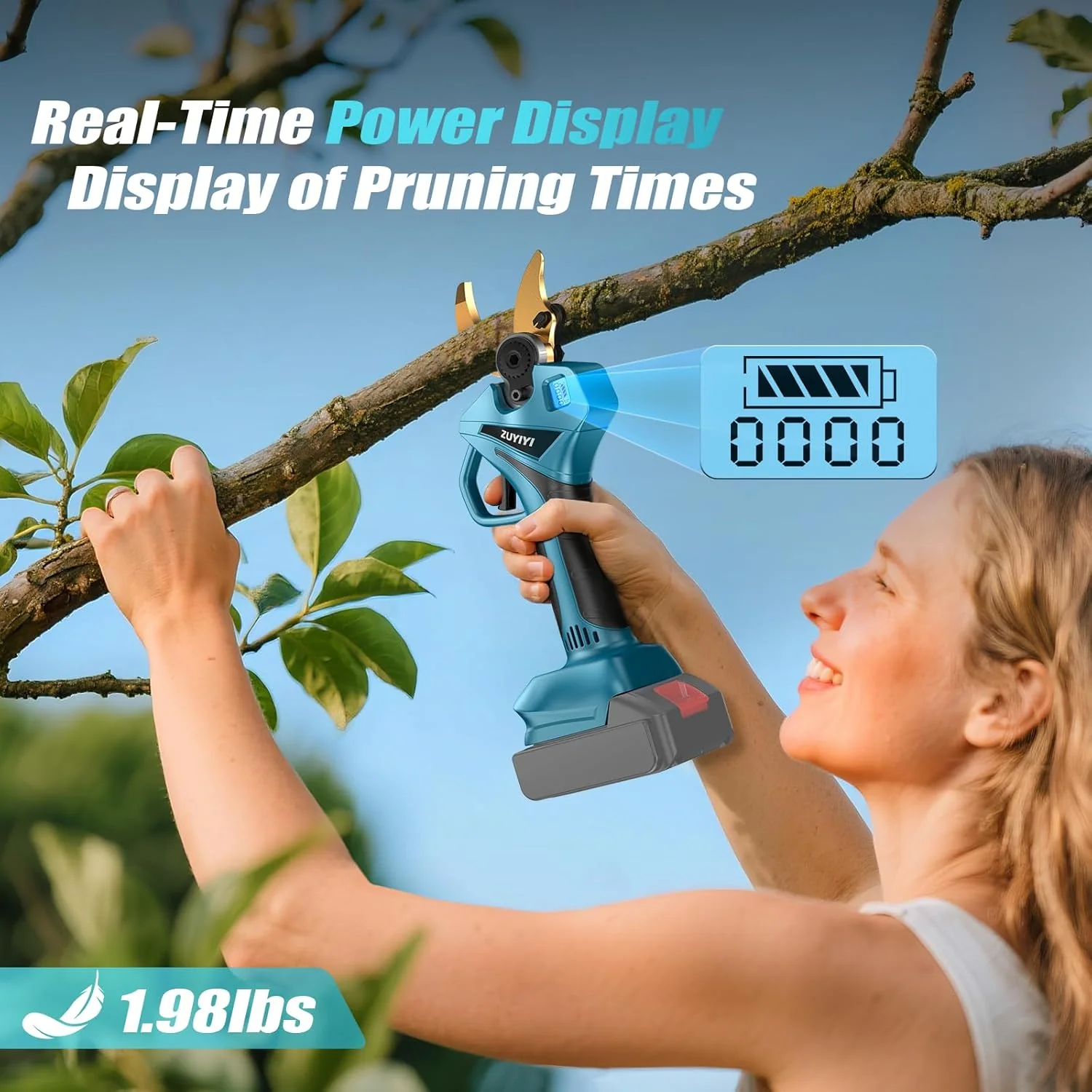 ZUYIYI Cordless Electric Pruning Shears - Image 7