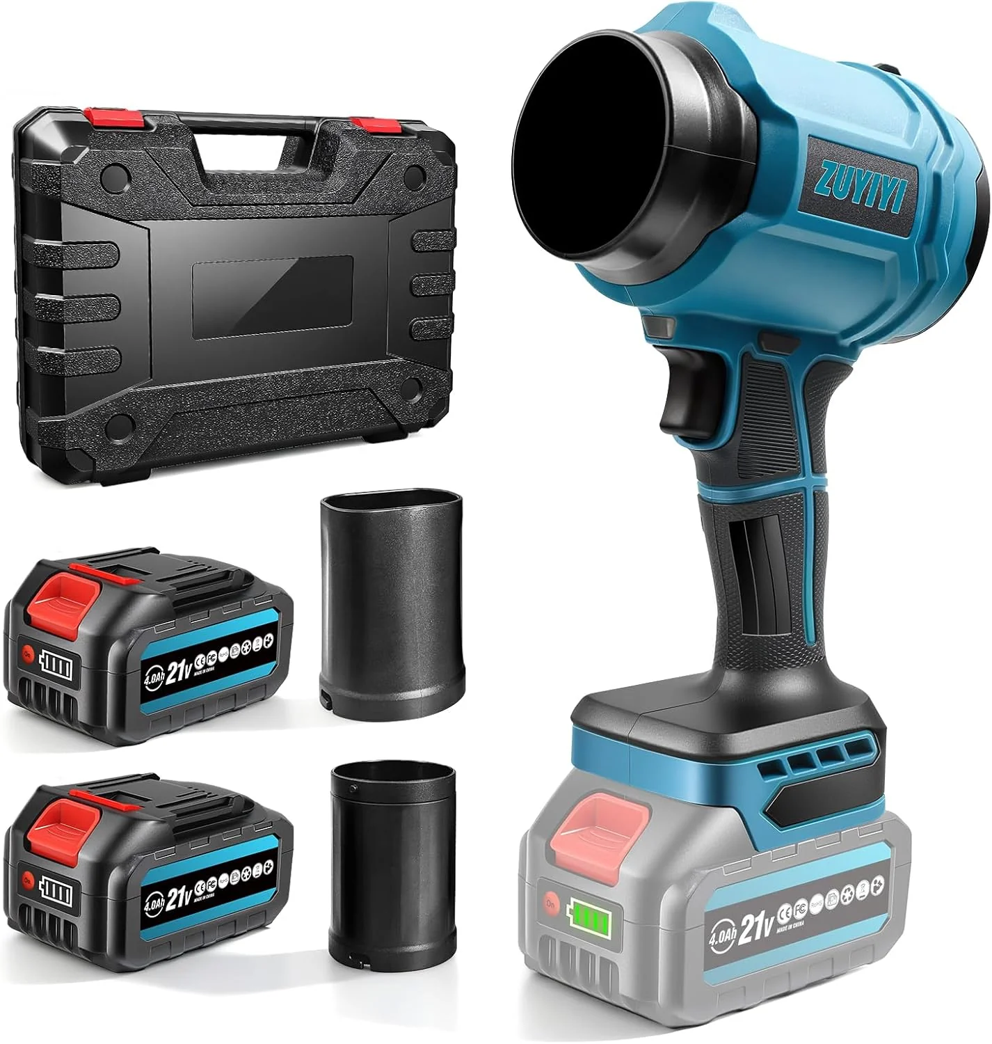 ZUYIYI Cordless Leaf Blower, Brushless Mini