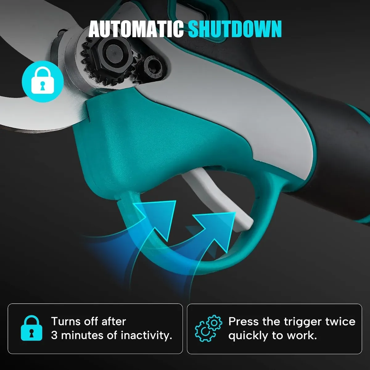 ZUYIYI Cordless Electric Pruning Shears - Image 7
