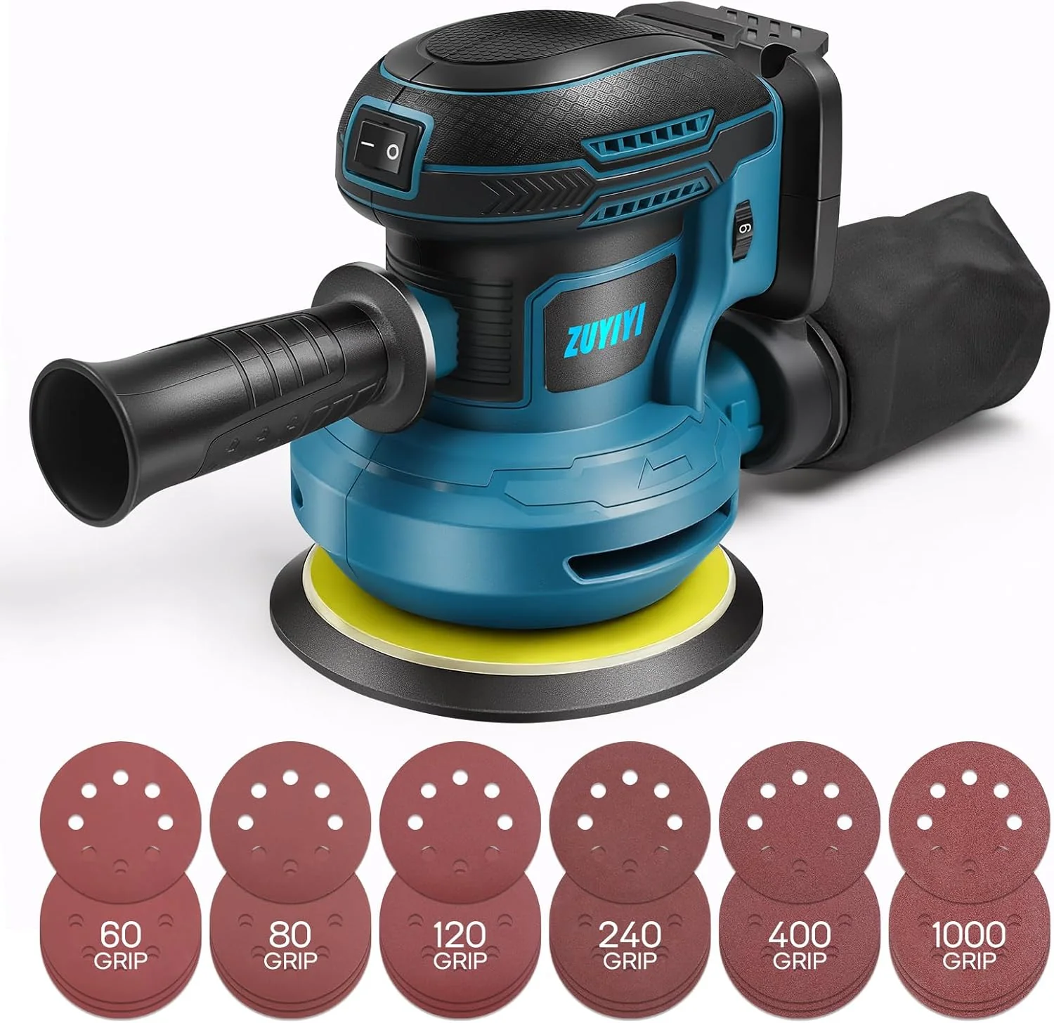 ZUYIYI 5 Inch Cordless Orbital Sander