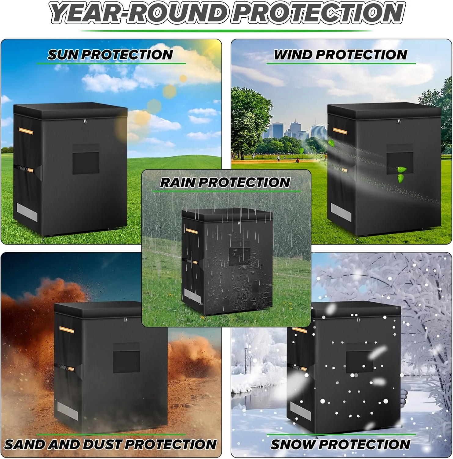 ZUYIYI Chest Freezer Protector, Outdoor 5 - Image 5