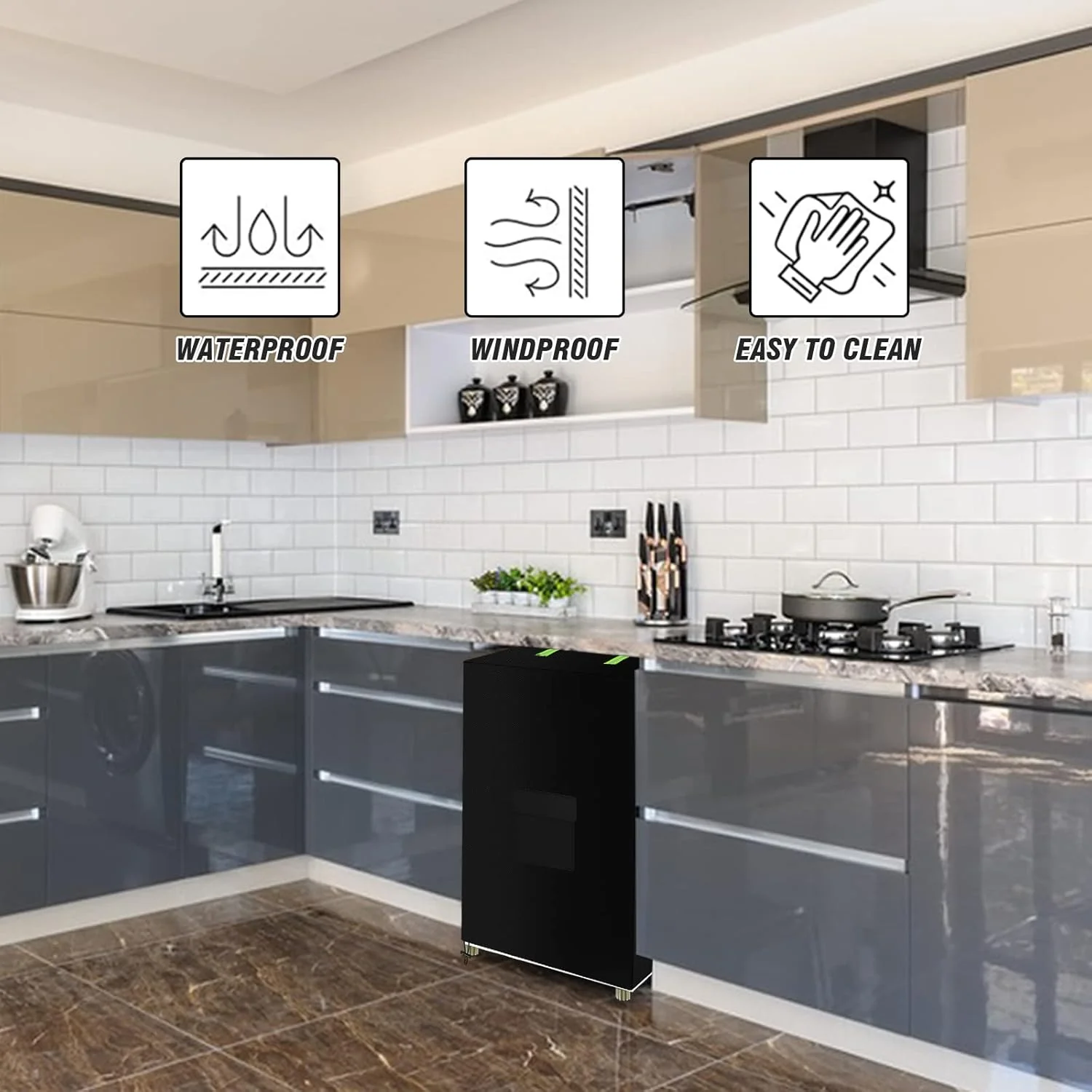 ZUYIYI Mini Chest Freezer Cover, Outdoor - Image 6