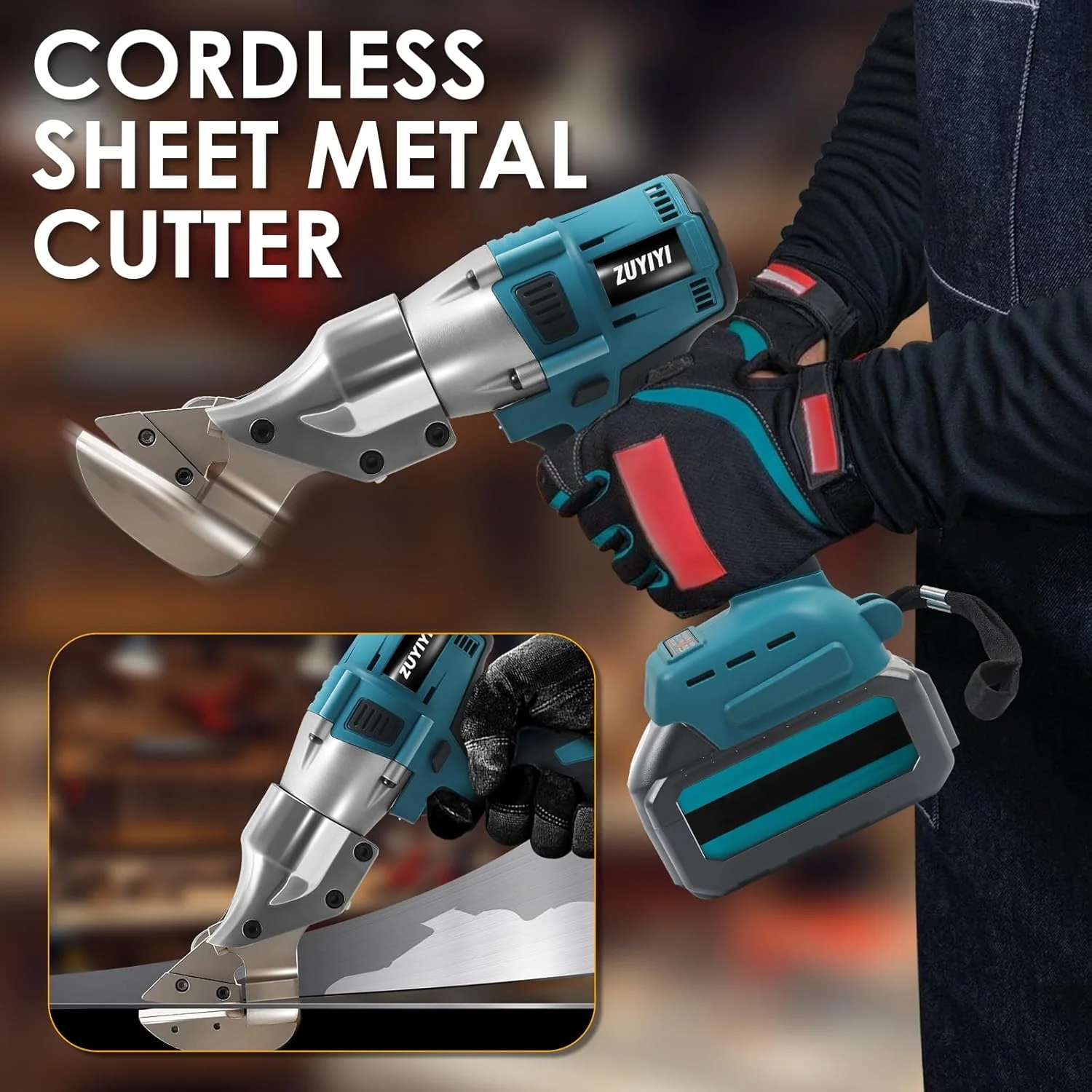 ZUYIYI Cordless Metal Shear Cutter - Image 7