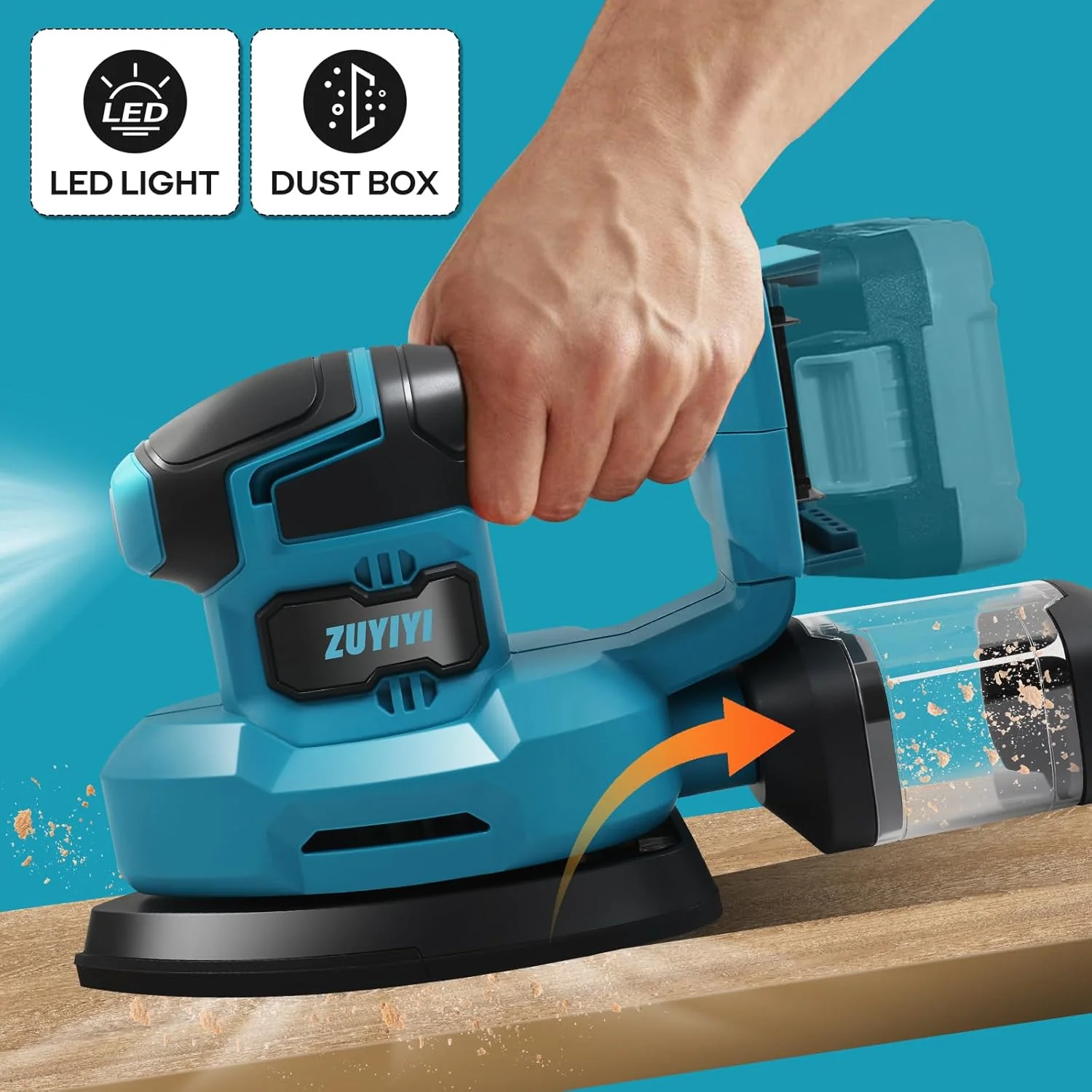 ZUYIYI Cordless Detail Sander for 18V - Image 5