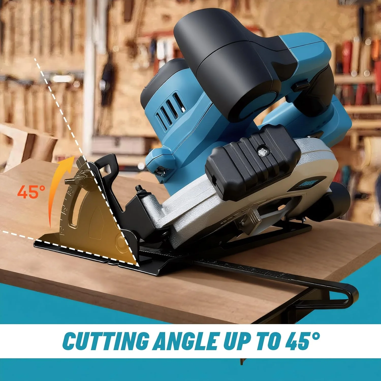 ZUYIYI Cordless Circular Saw 6-1/2" for - Image 4