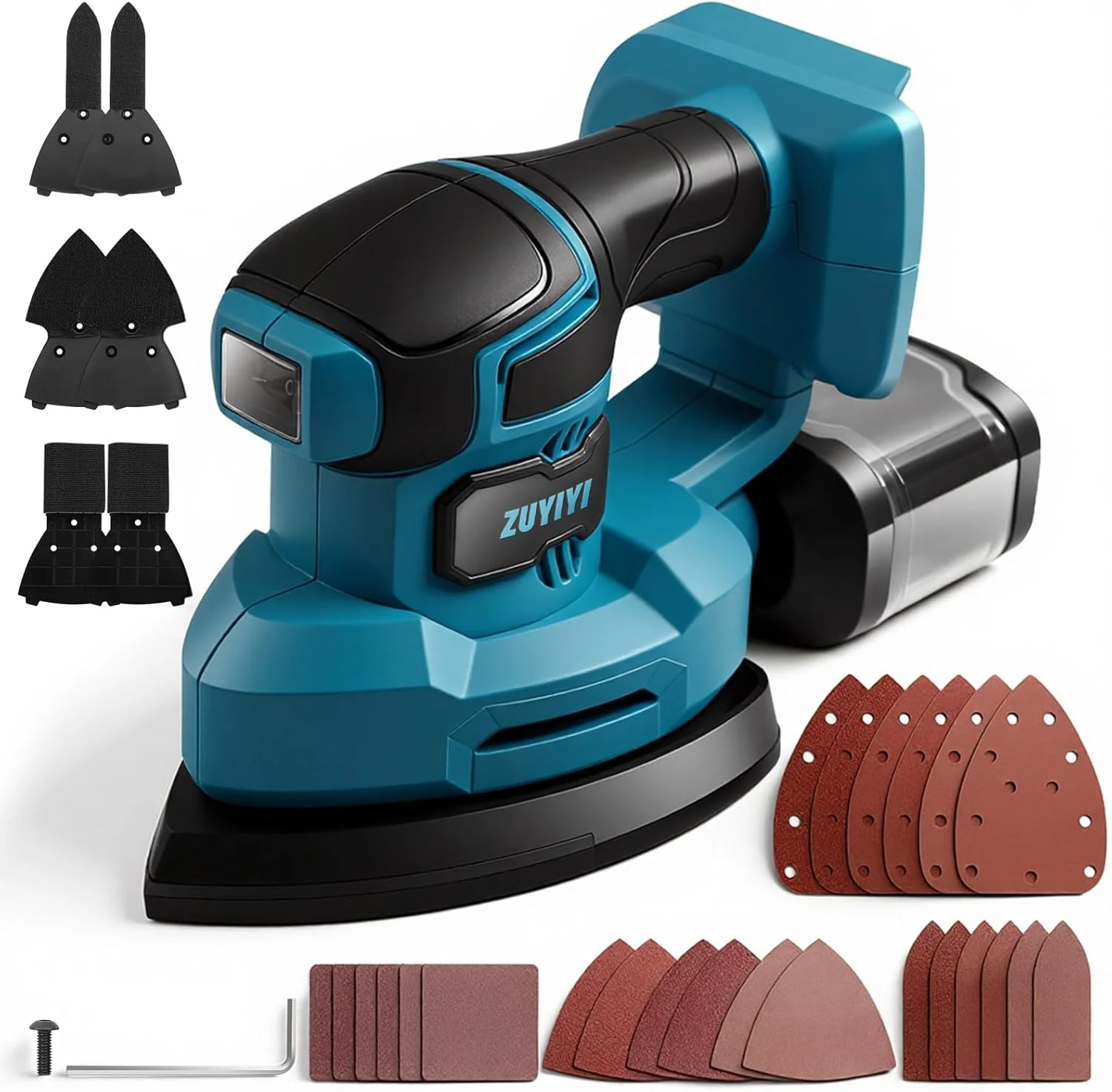 ZUYIYI Cordless Detail Sander for 18V