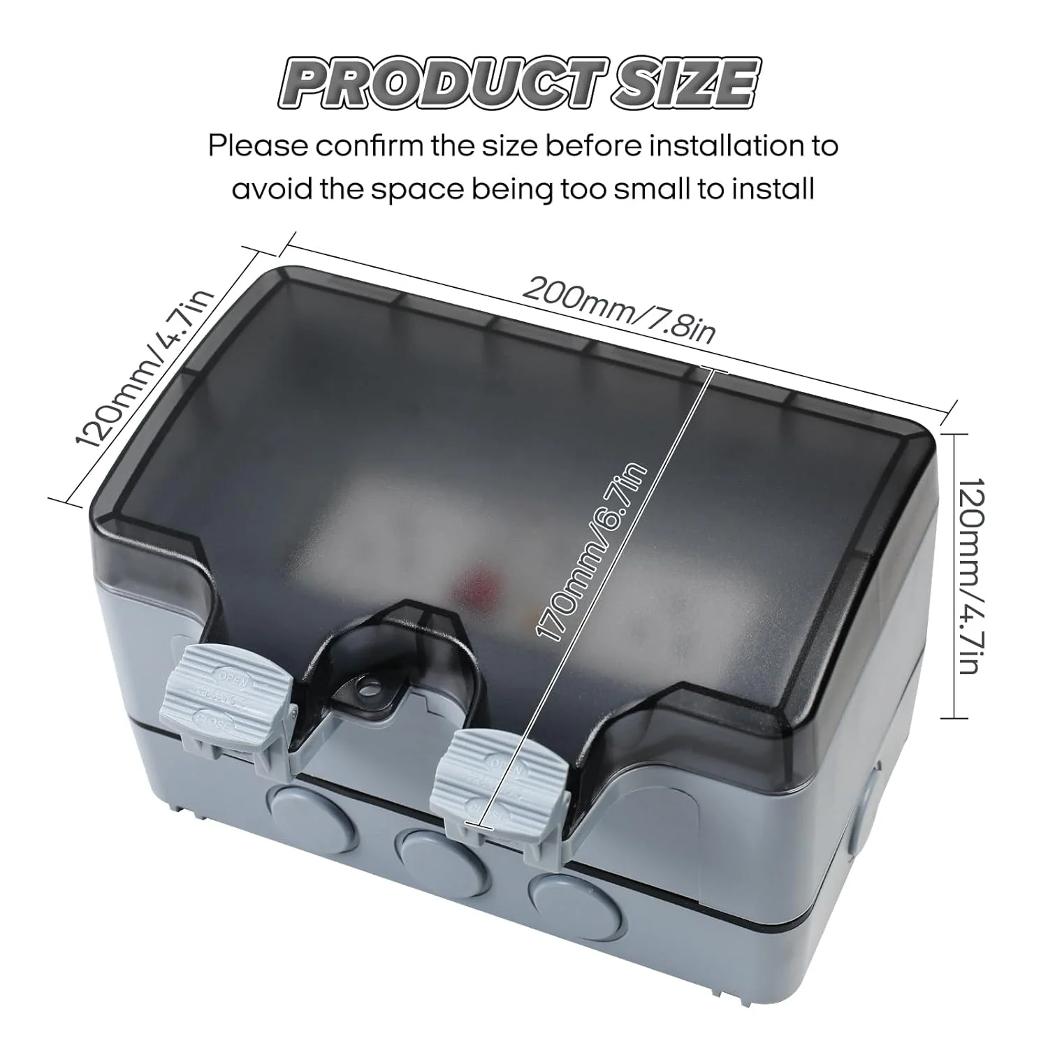 ZUYIYI Outdoor Power Outlet with 32A - Image 3