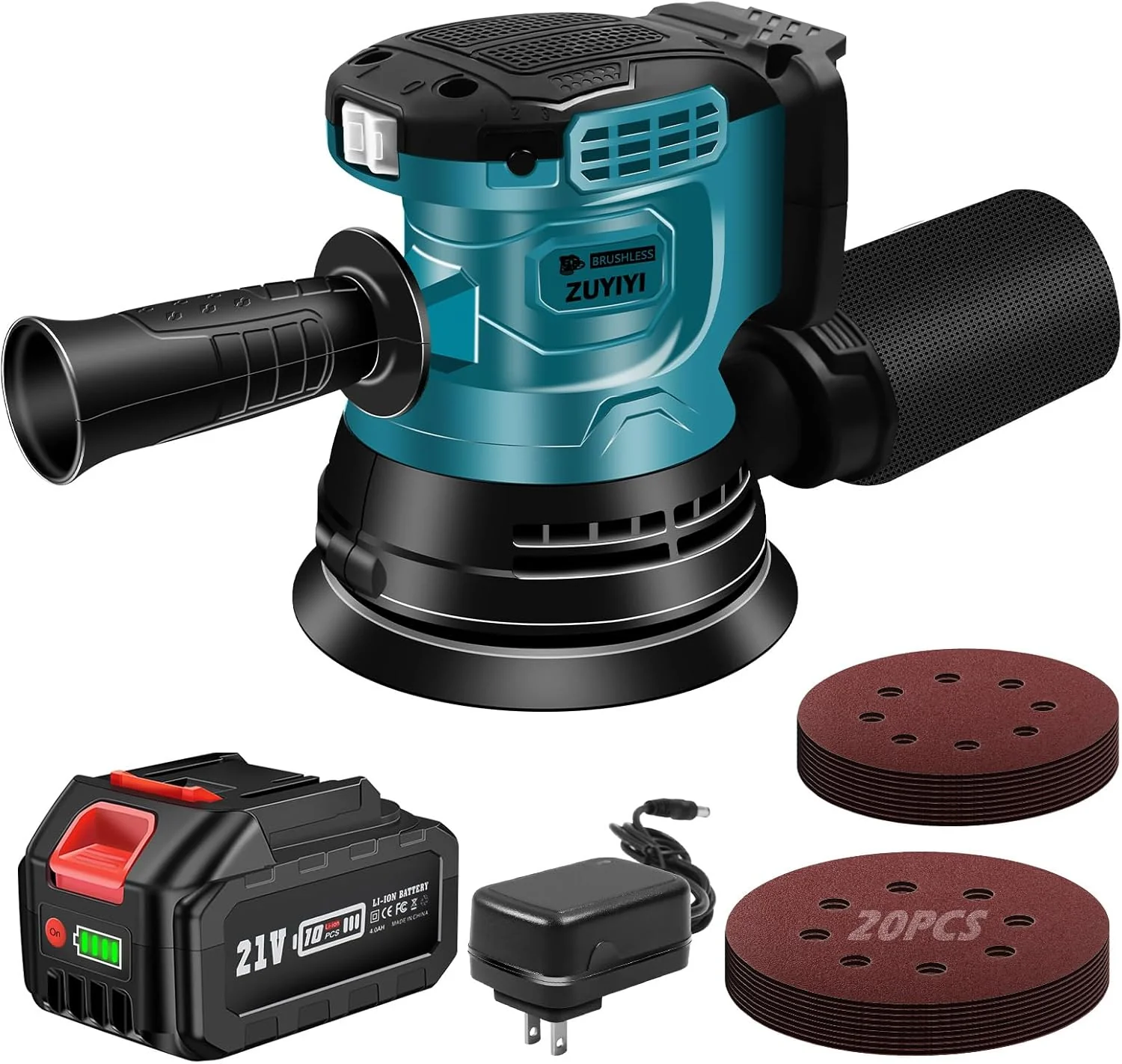 ZUYIYI 5 Inch Cordless Random Orbital