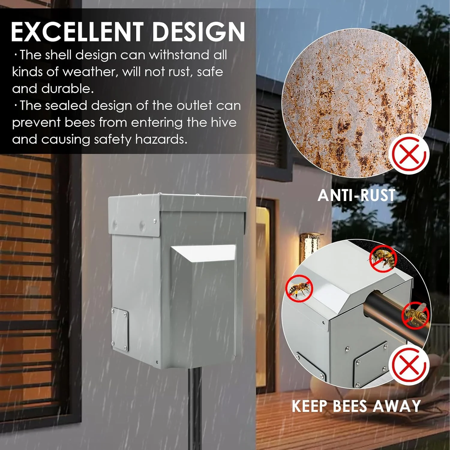 ZUYIYI 30 Amp Generator Power Inlet - Image 3