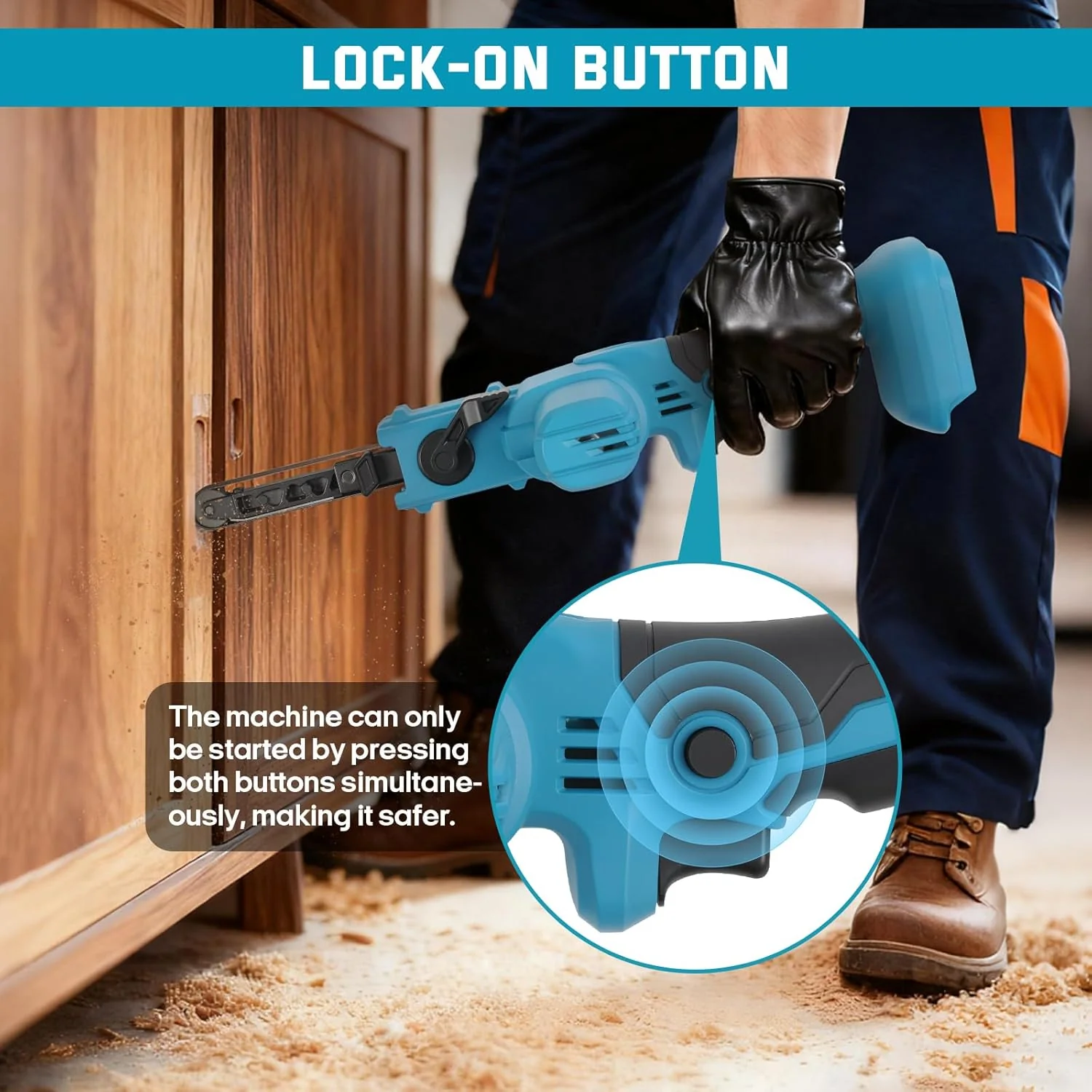 ZUYIYI Cordless Belt Sander - Image 6