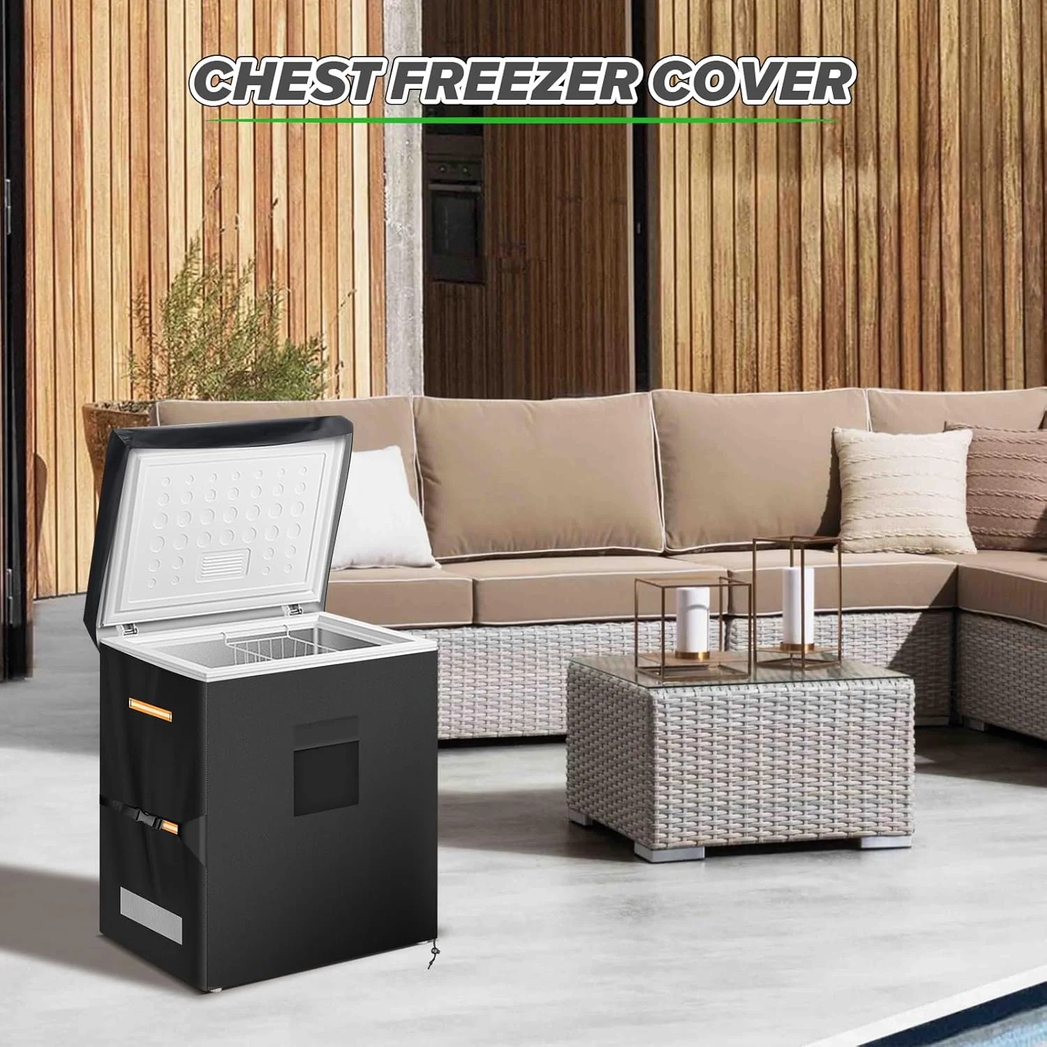 ZUYIYI Chest Freezer Protector, Outdoor 5 - Image 3