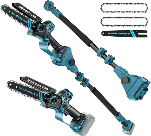 ZUYIYI 2-in-1 Cordless 8 Inch Pole