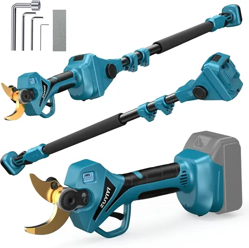 ZUYIYI 2-in-1 Cordless Pole Pruning Shears